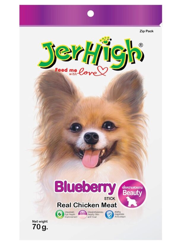 JerHigh Blueberry Stick With Real Chicken Meat, 70 g