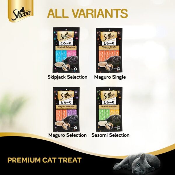 Sheba Melty Adult Premium Cat Snack, Tuna, 48 g