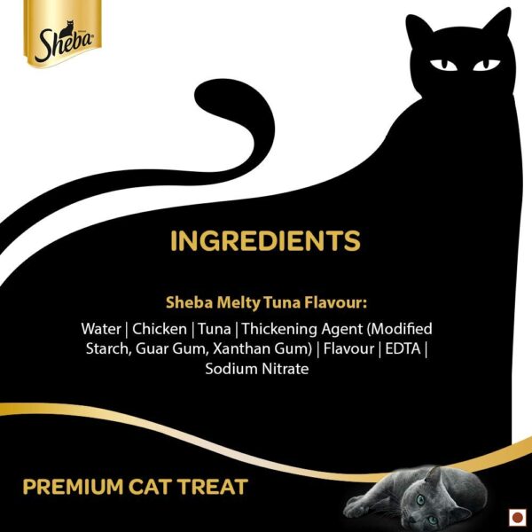 Sheba Melty Adult Premium Cat Snack, Tuna, 48 g