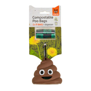 Fofos Biodegradable Poop Bags with Dispenser