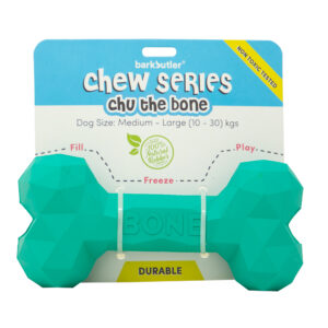 Durable treat-dispensing dog chew toy