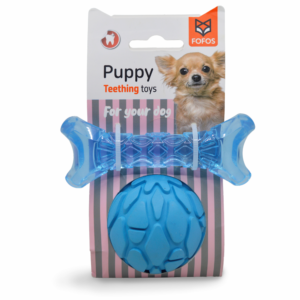 Fofos Teething Puppy Bone Ball Set