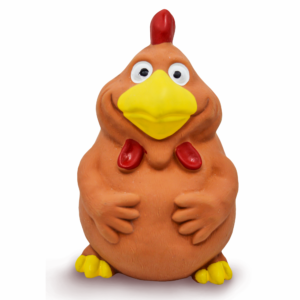 Fofos Latex Rooster Squeaky Dog Toy