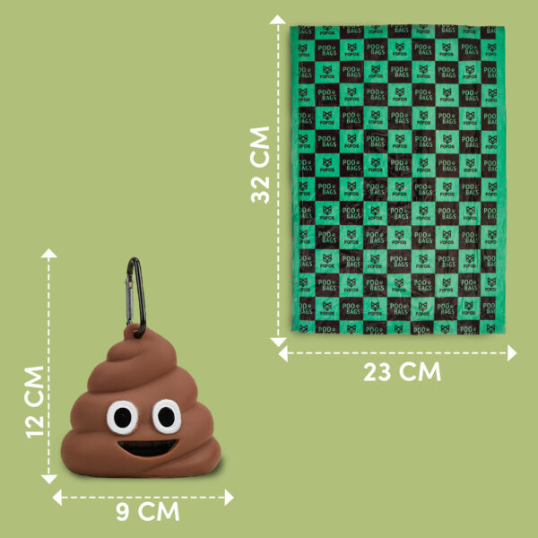 FOFOS Poop Bag Sets (34 bags with one dispenser) - Image 7