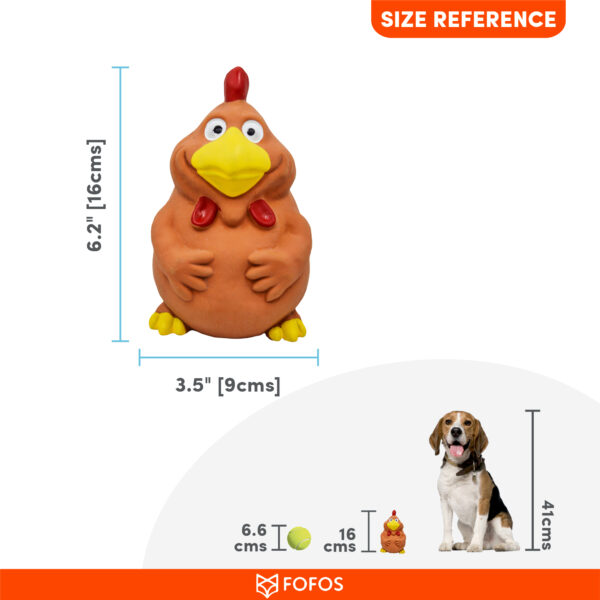 OFOS Latex Bi Toy Rooster - Image 4