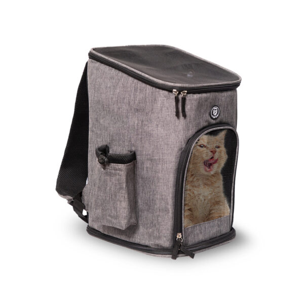 Pet Backpack Carrier Grey
