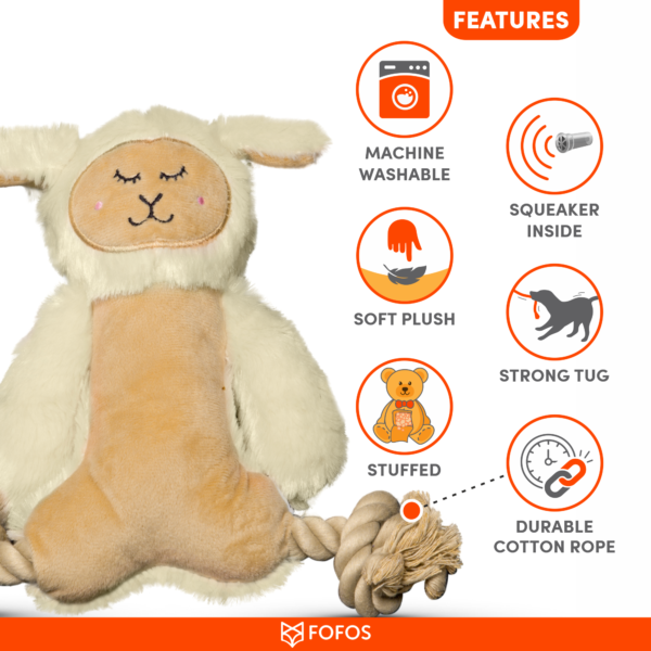 FOFOS Ropeleg plush Sheep - Image 5