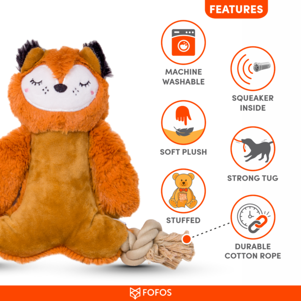 FOFOS Ropeleg plush Bear - Image 5